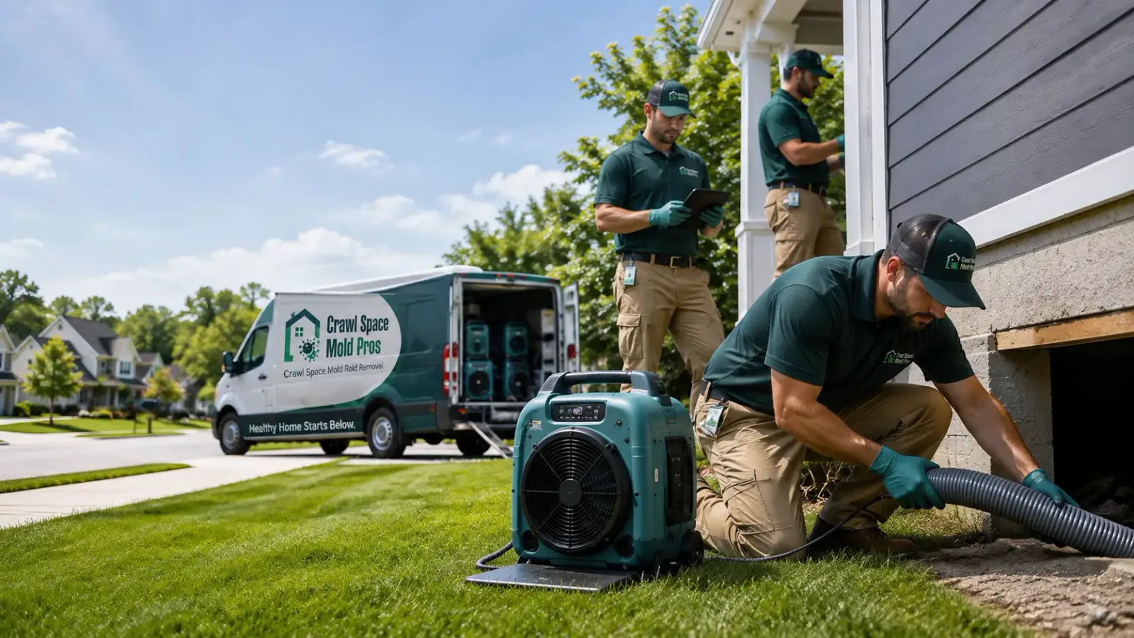 Crawl Space Mold Removal in Macatawa, MI